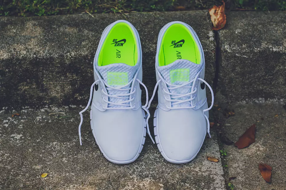 Nike SB Stefan Janoski Max Wit Zwart Volt