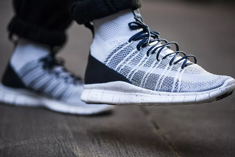 Nike Free Flyknit Mercurial Superfly чиста платина