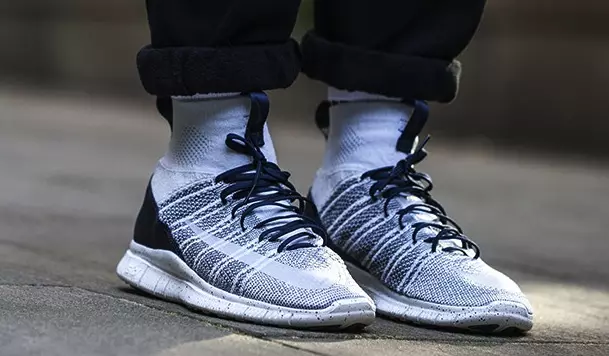 Nike Free Flyknit Mercurial Superfly platino puro