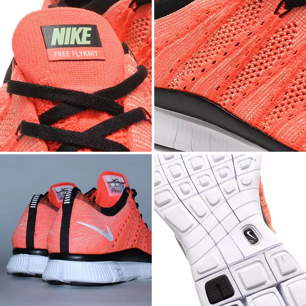 Nike 2015 फ्री फ्लाईनाइट एनएसडब्ल्यू हॉट लावा