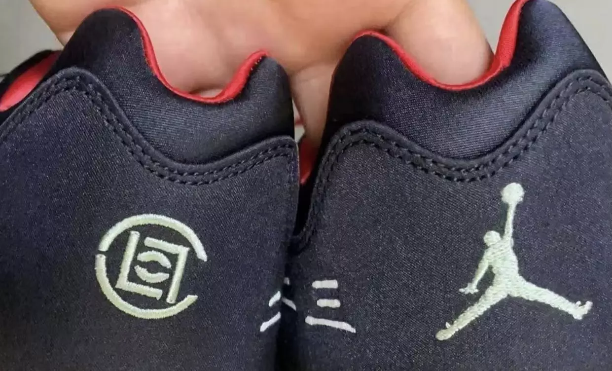 Clot Air Jordan 5 Low Data de llançament Primer cop d'ull al taló