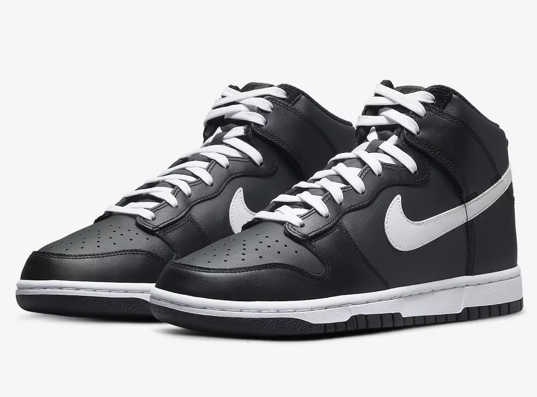 Nike Dunk High Surfaces در سیاه و سفید