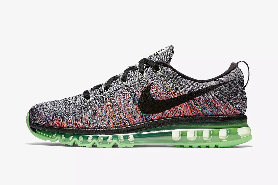 Nike Flyknit Air Max көп түсті Ghost жасыл