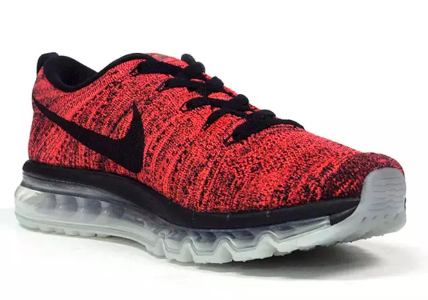 Nike Flyknit Air Max Bred Nero Rosso