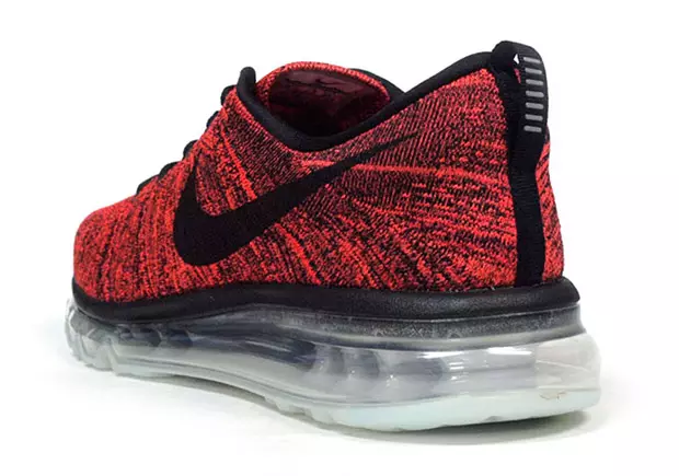 Nike Flyknit Air Max қара қызыл түсті