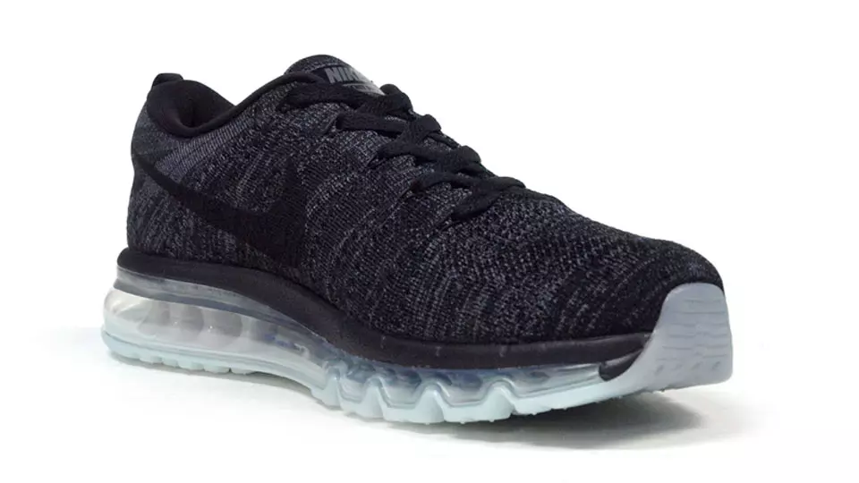 Nike Flyknit Air Max Preto Cinza Oreo