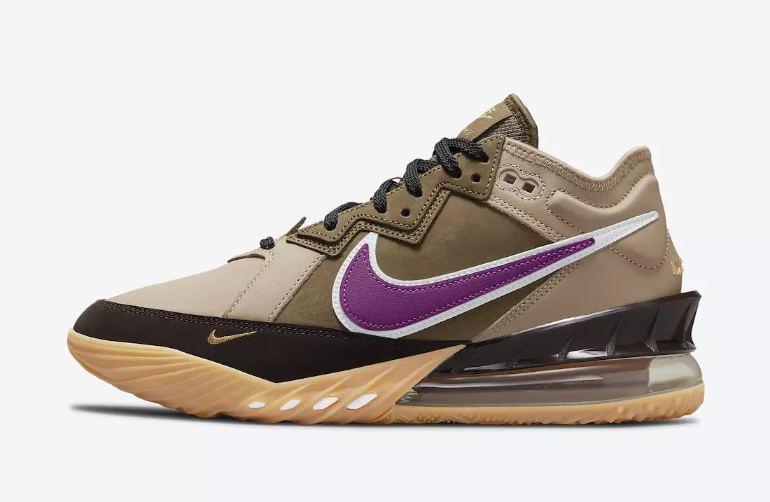 átomos Nike LeBron 18 Low Viotech CW3153-200 Data de lançamento