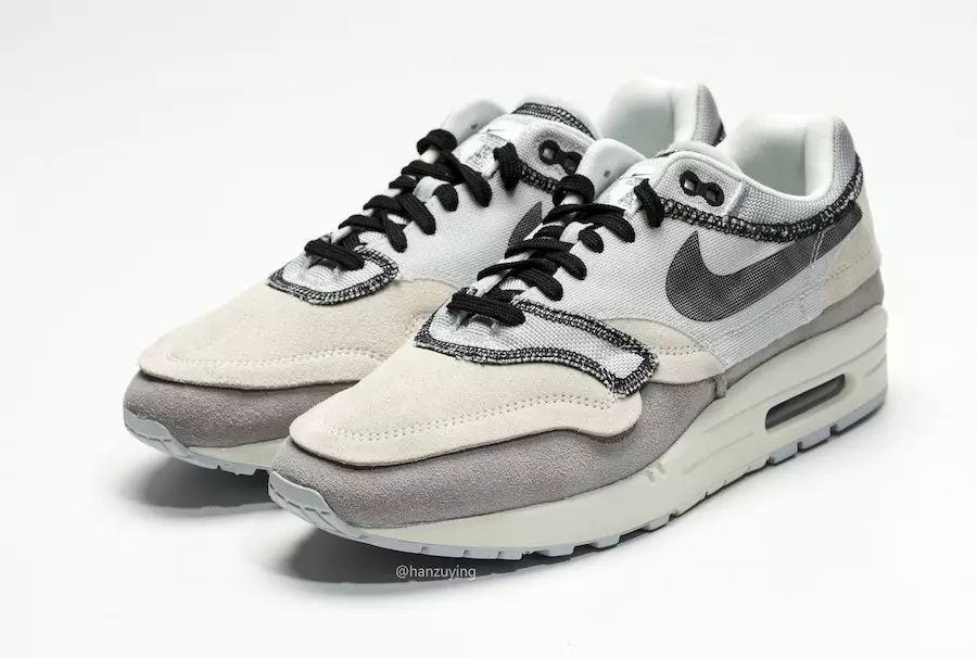 Nike Air Max 1 Ters Yüz Açık Gri 858876-013 Çıkış Tarihi