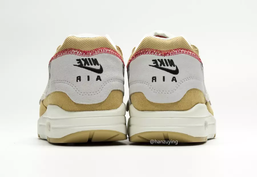 Nike Air Max 1 ין אַרויס 858876-713 מעלדונג טאָג פּרייַז