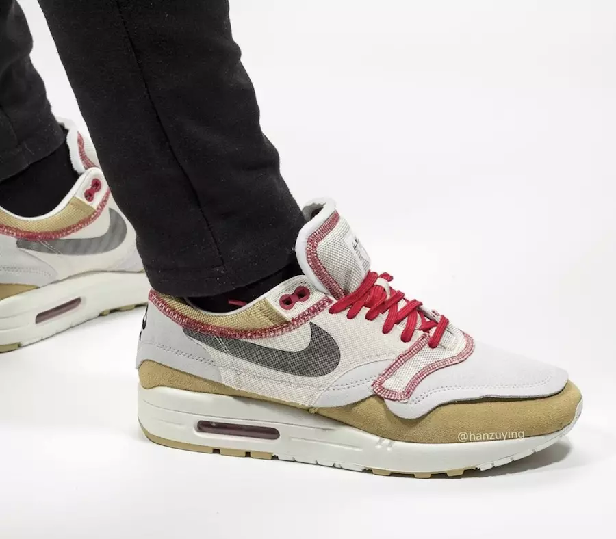 Nike Air Max 1 ין אַרויס 858876-713 מעלדונג טאָג פּרייַז