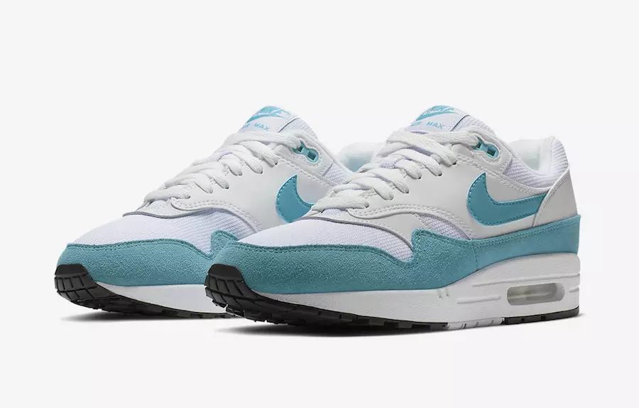 Dámske exkluzívne Nike Air Max 1 zvýraznené v tyrkysovej farbe