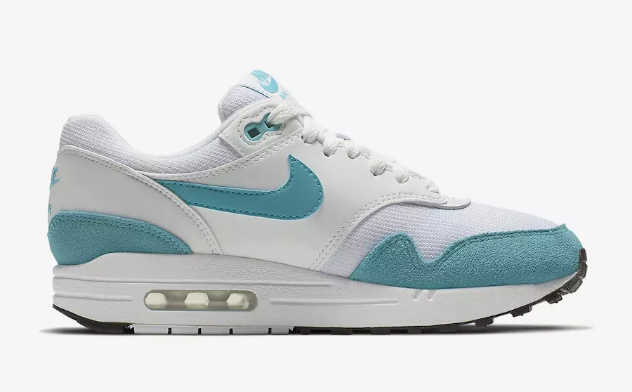 Nike Air Max 1 Фирӯзи Сафед 319986-117 Санаи нашр