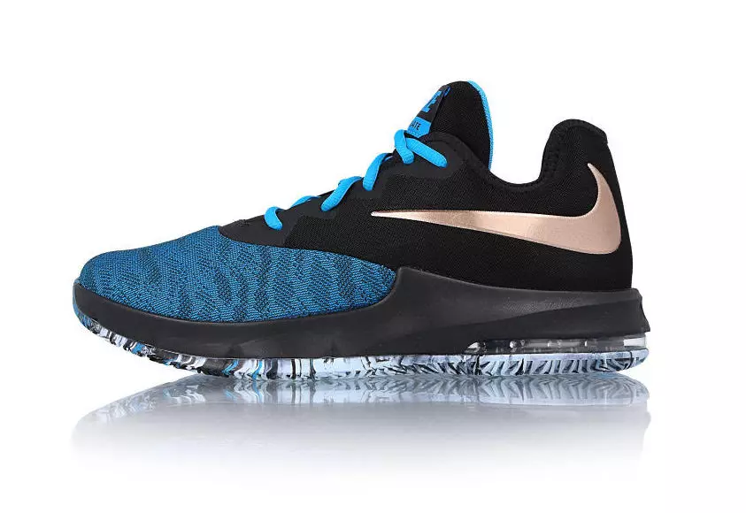 Nike Air Max Infuriate III Rendah Tiba dalam Warna Hitam dan Biru