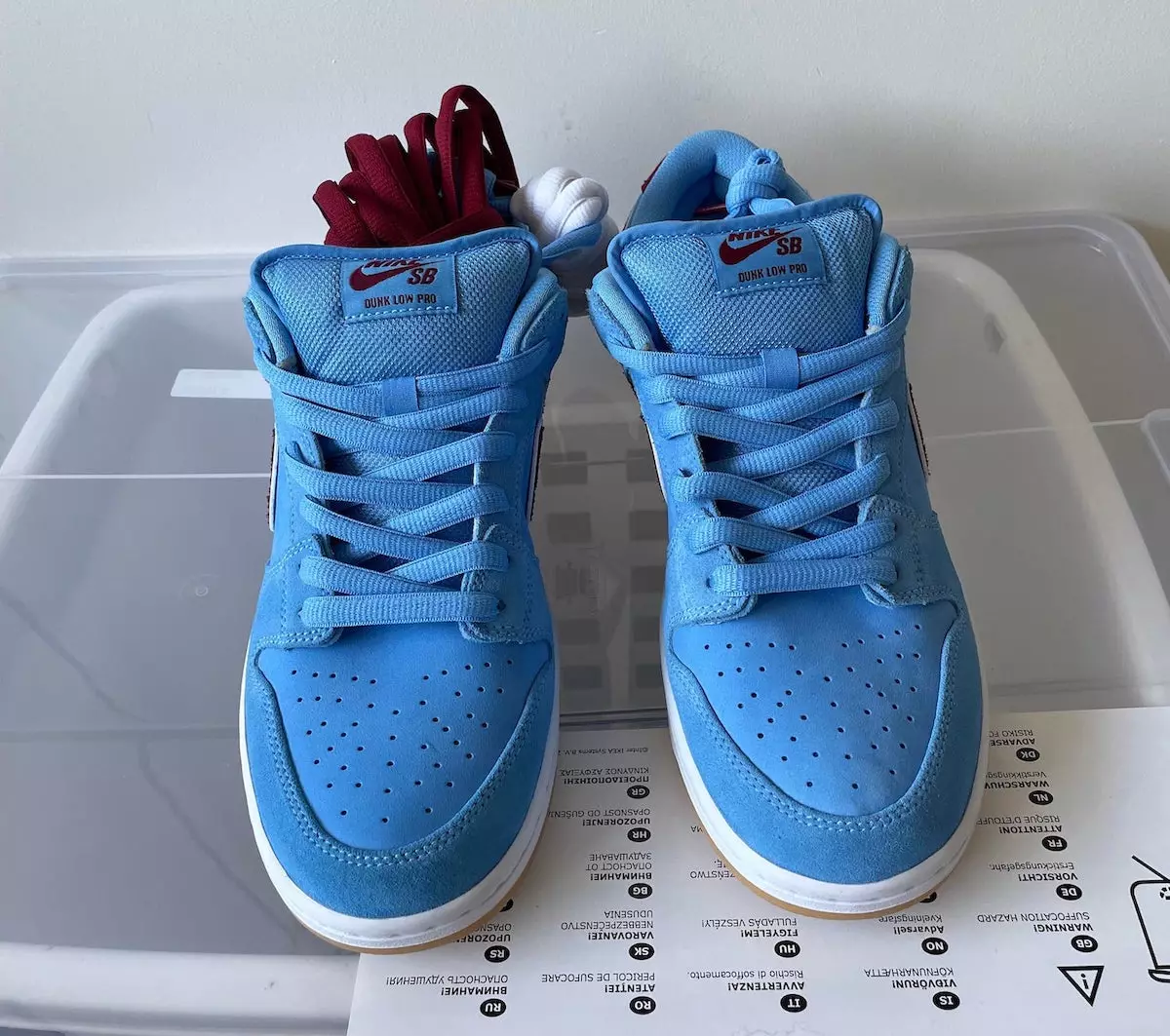 Nike SB Dunk Low Phillies Bubblegum University Blue Team Red תאריך שחרור