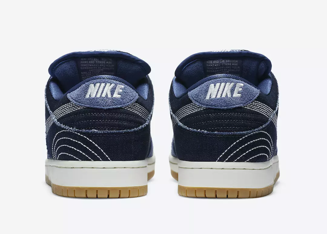 Nike SB Dunk Low Sashiko Denim Gum CV0316-400 Releasedatum