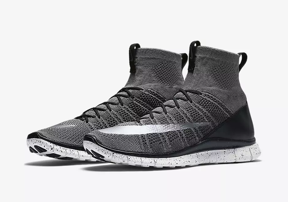 Nike Free Mercurial Superfly mörkgrå