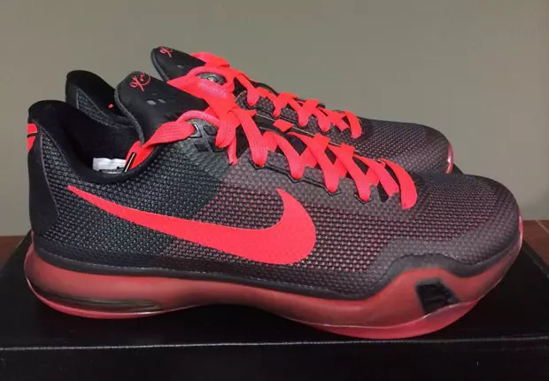 Nike Kobe 10 Parlak Kızıl