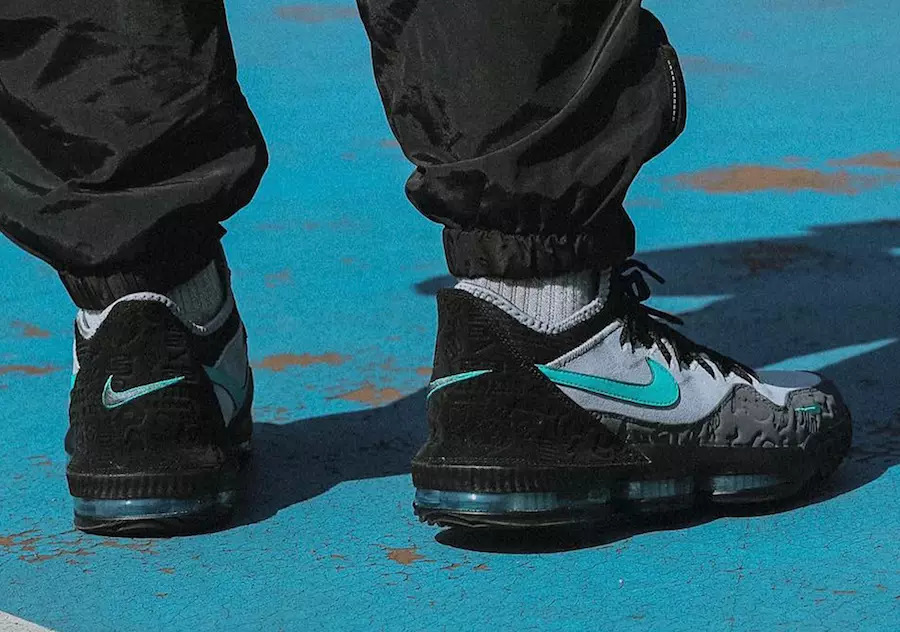 atmos Nike LeBron 16 Low Clear Jade Julkaisupäivän hinta