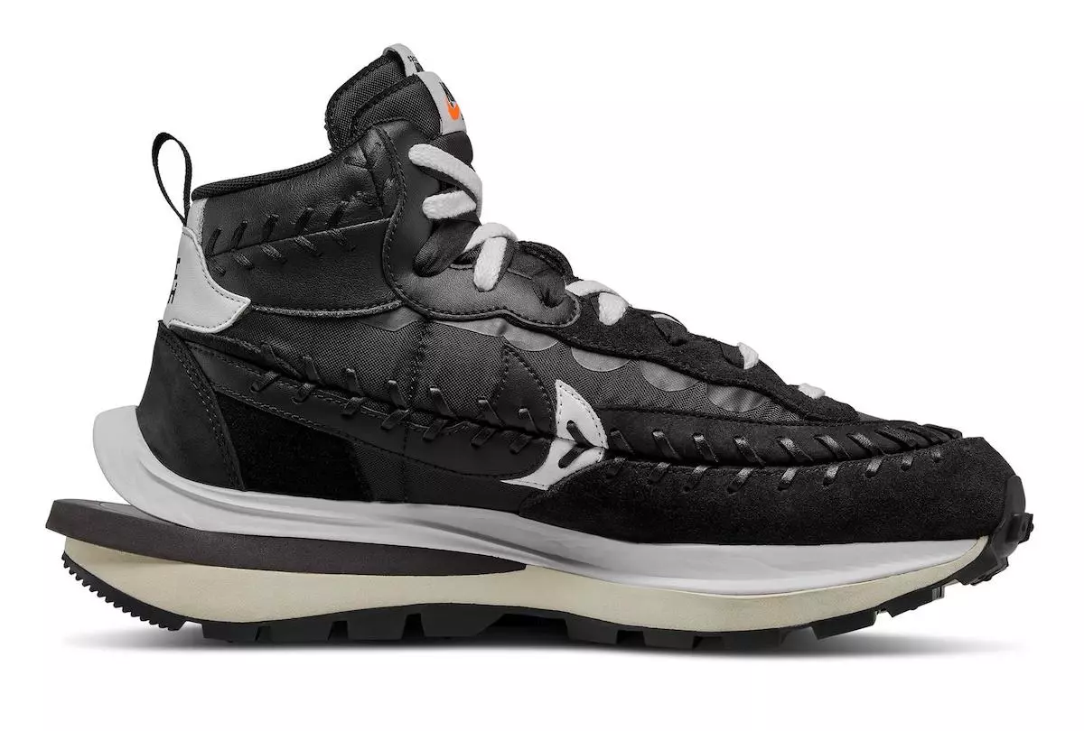 Sacai Jean Paul Gaultier Nike VaporWaffle Black DH9186-001 Utgivningsdatum Prissättning