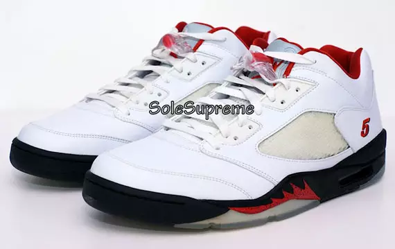 Air Jordan 5 Low Fire Red 2016 წელი