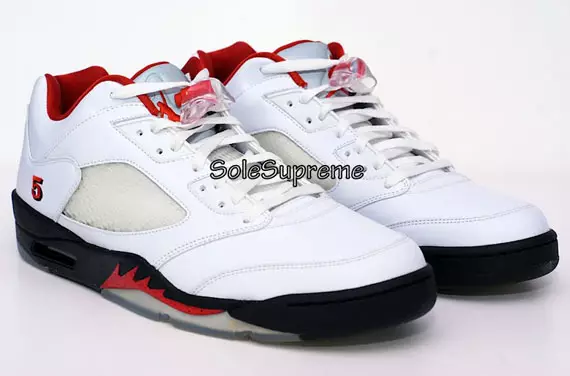 Air Jordan 5 Low Fire Red 2016 წელი