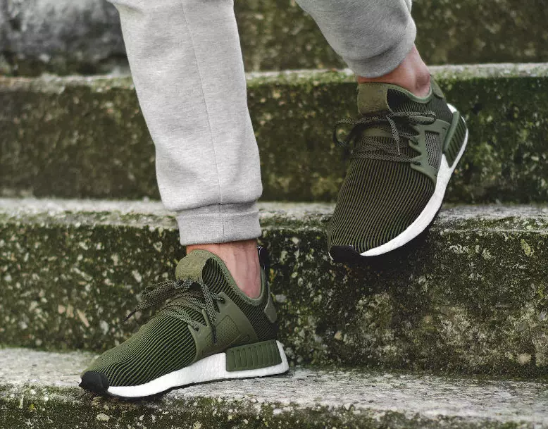 Adidas NMD XR1 Primeknit Grey Olive Cargo