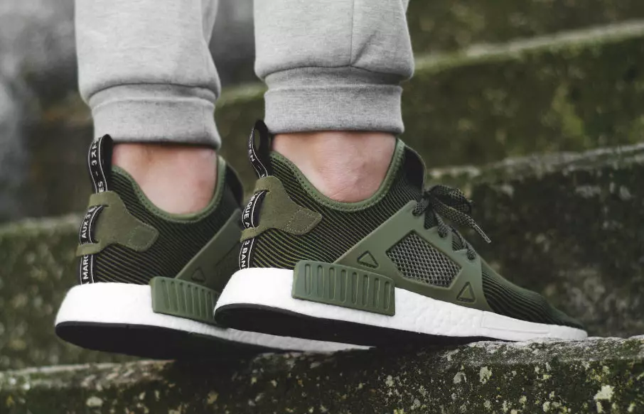 Adidas NMD XR1 Primeknit Grey Olive Cargo