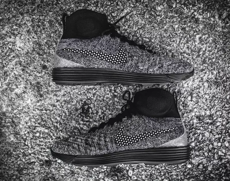 Nike Lunar Magista II Flyknit შავი თეთრი