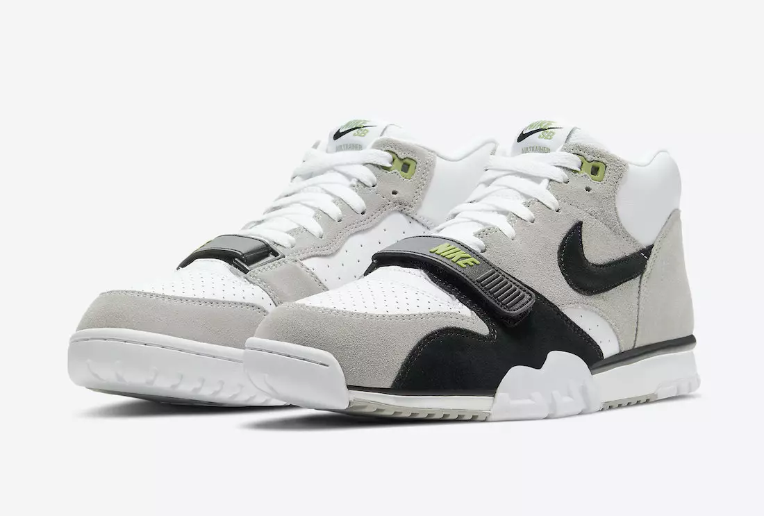 Oficialios Nike SB Air Trainer 1 „Chlorophyll“ nuotraukos