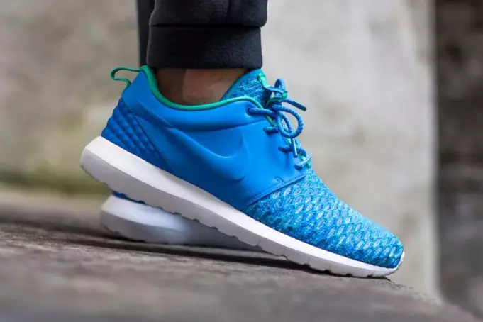 Nike Flyknit Roshe Run PRM ფოტო ლურჯი