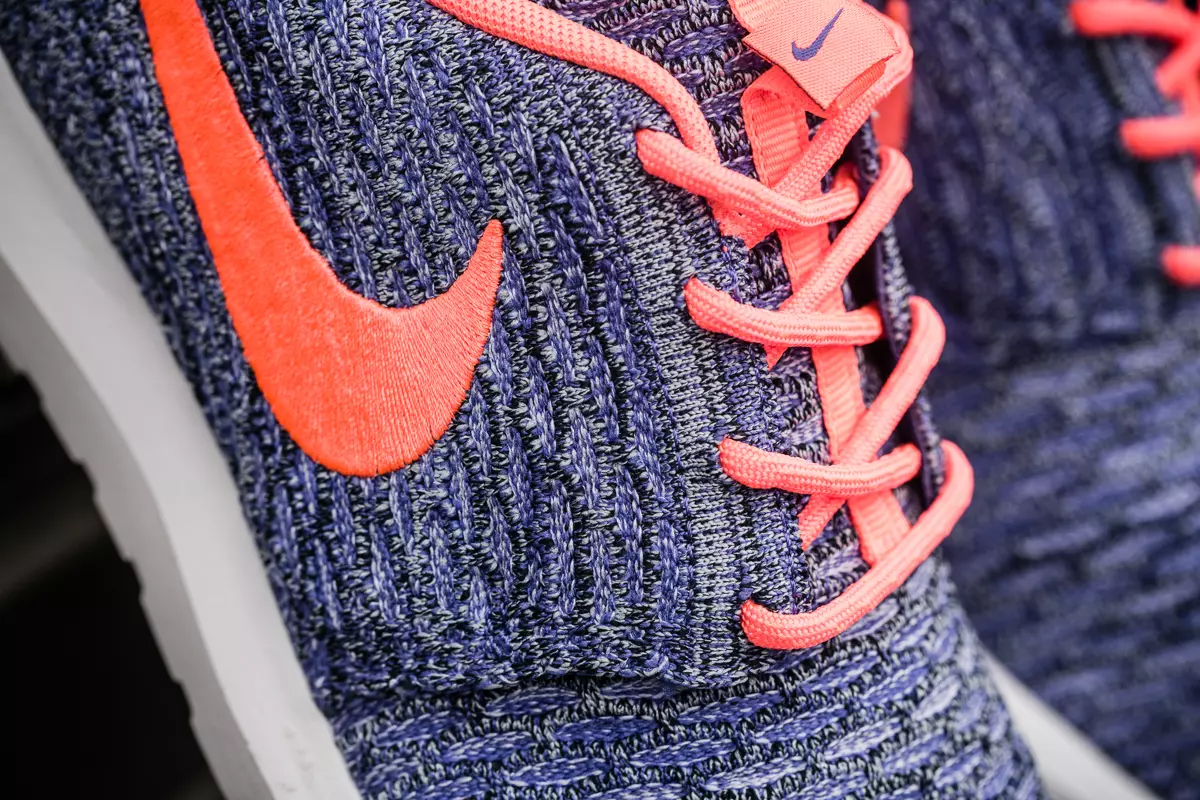 Nike Flyknit Roshe Run NM Persian Violet Hot Lava