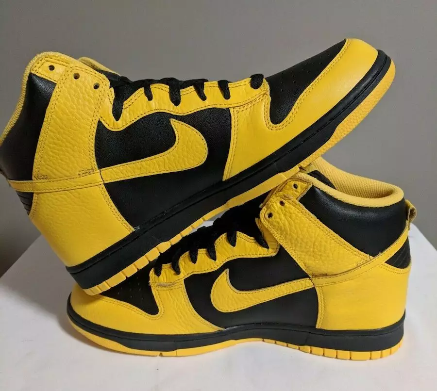 Nike Dunk High Black Varsity Maize CZ8149-002 2020 Udgivelsesdato