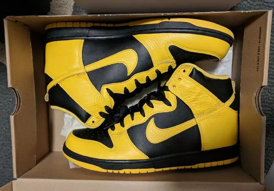 Nike Dunk High Black Varsity Maize CZ8149-002 2020 онд худалдаанд гарах огноо