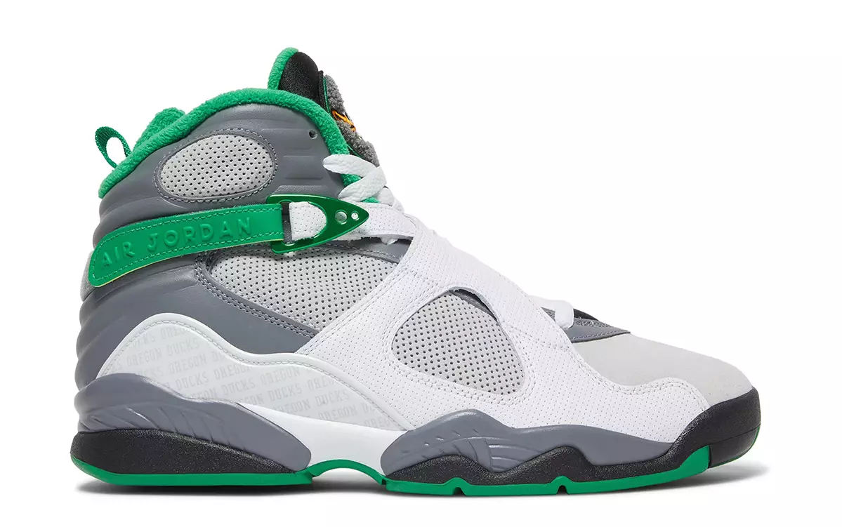 Air Jordan 8 Oregon Ducks Pure Platinum 1300135-DSXG Tanggal Rilis