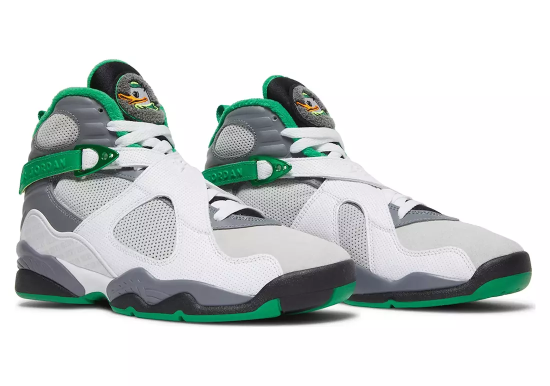 Air Jordan 8 Oregon Ducks PE білі