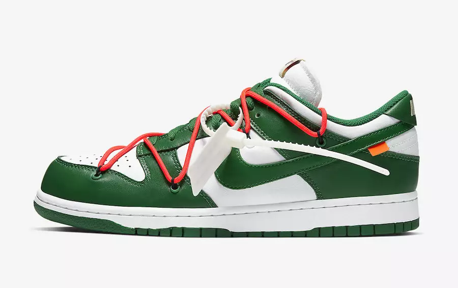 Umazano bele Nike Dunk Low White Green CT0856-100 Datum izdaje