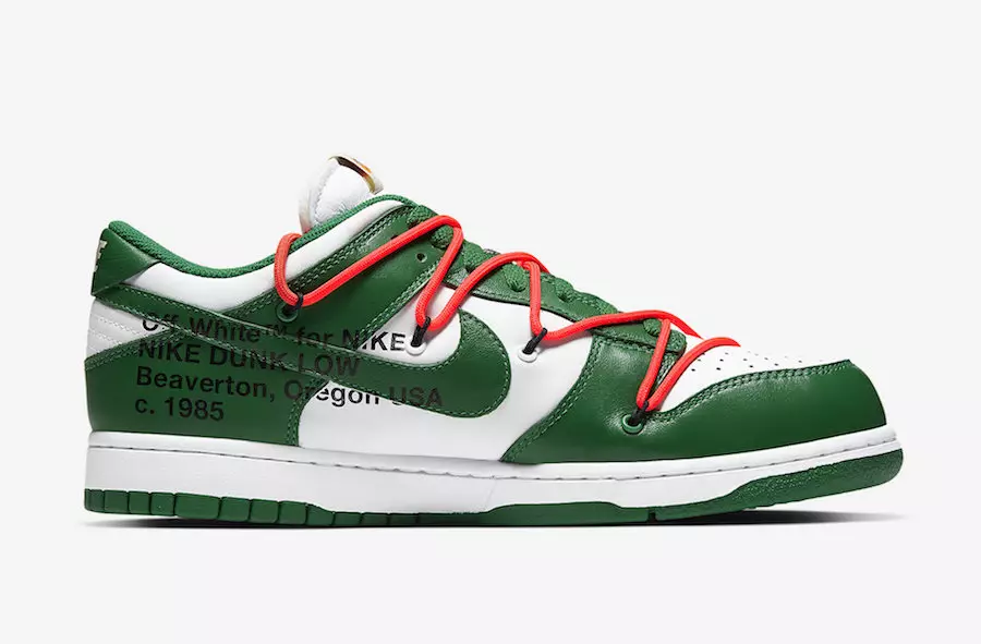 Lasmuigh den Bhán Nike Dunk Íseal Bán Glas CT0856-100 Dáta Eisiúna