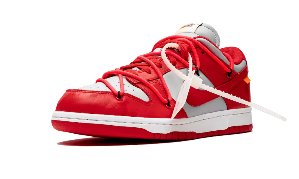 Off-White Nike Dunk Low University Red Wolf Grey CT0856-600 2019 – Preisgestaltung zum Erscheinungsdatum