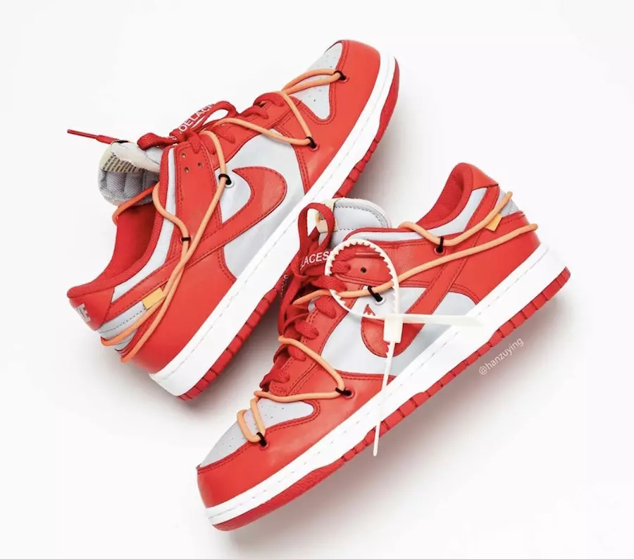 Цагаан өнгийн Nike Dunk Low Univeristy Red Wolf Grey CT0856-600 2019 Гарсан огноо