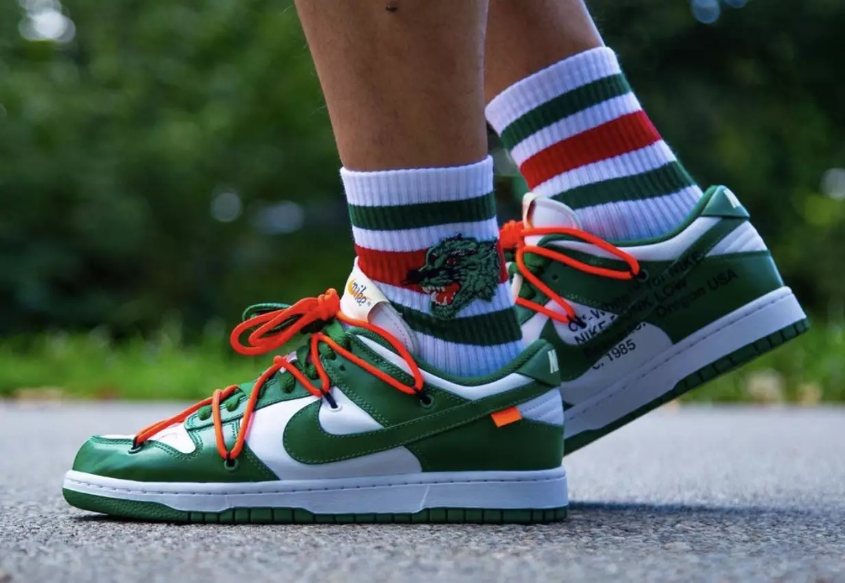 Off-White x Nike Dunk Low Pine Green CT0856-100 2019 Data premiery Cennik