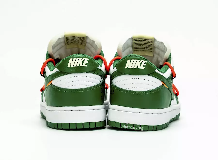 Off-White x Nike Dunk Low Kieferngrün CT0856-100 2019 – Erscheinungsdatum