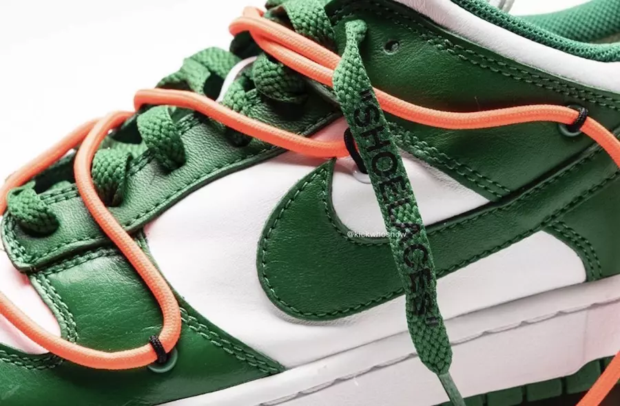 Harga Tanggal Rilis Nike Dunk Low Pine Green CT0856-100 2019 Off-White