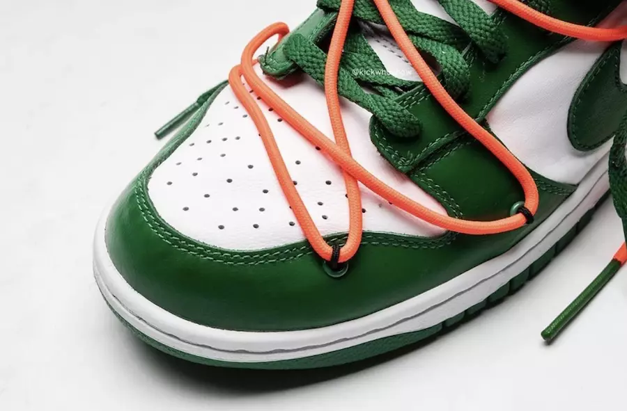 Off-White Nike Dunk Low Pine Green CT0856-100 2019 발매일 가격