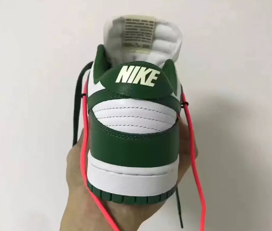 Off-White Nike Dunk Low Pine Green CT0856-100 Data de llançament