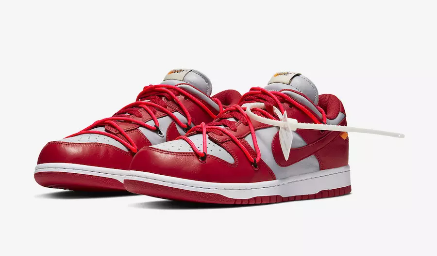 Valge valge Nike Dunk madal punane hall CT0856-600 väljalaskekuupäev