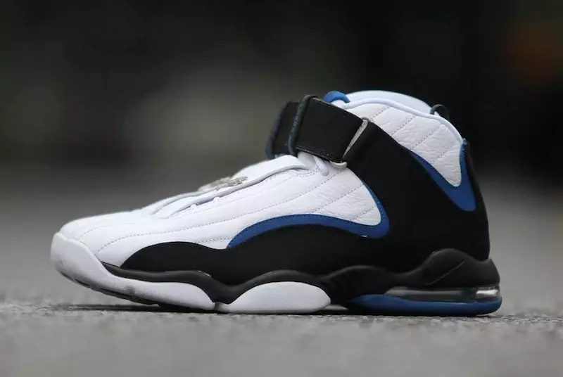 Nike Air Penny 4 White Black Atlantic Blue 864018-100