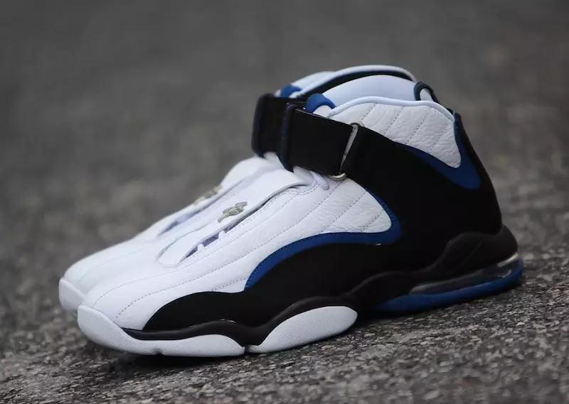 Nike Air Penny 4 Ақ қара Атлантикалық көк 864018-100