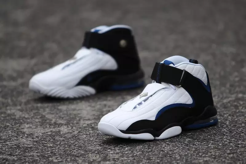 Nike Air Penny 4 White Black Atlantic Blue 864018-100