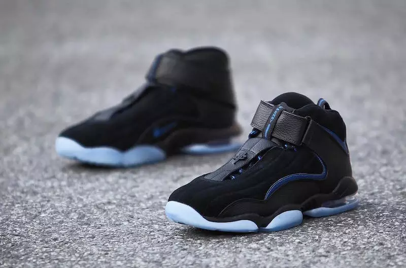 Nike Air Penny 4 Black Blue 2017 Útgáfudagur