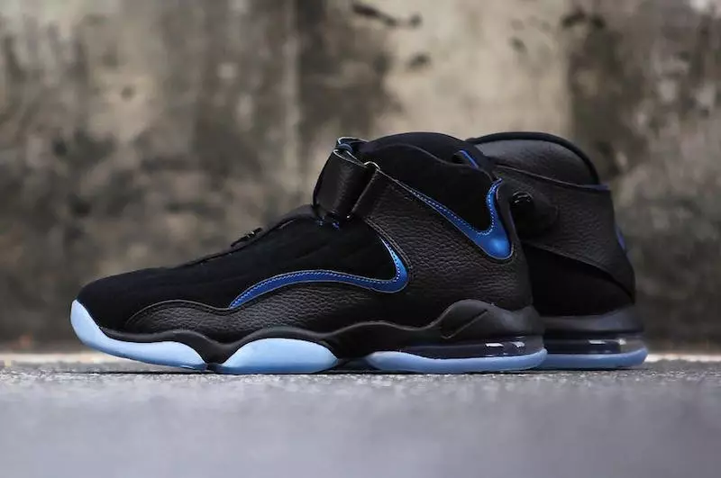 Nike Air Penny 4 Black Blue 2017 מעלדונג טאָג